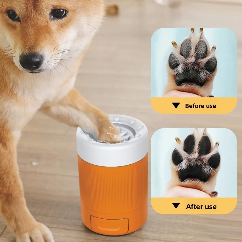 Dog Paw Cleaner - 반자동 애완동물 발 세척 컵(강아지와 고양이용