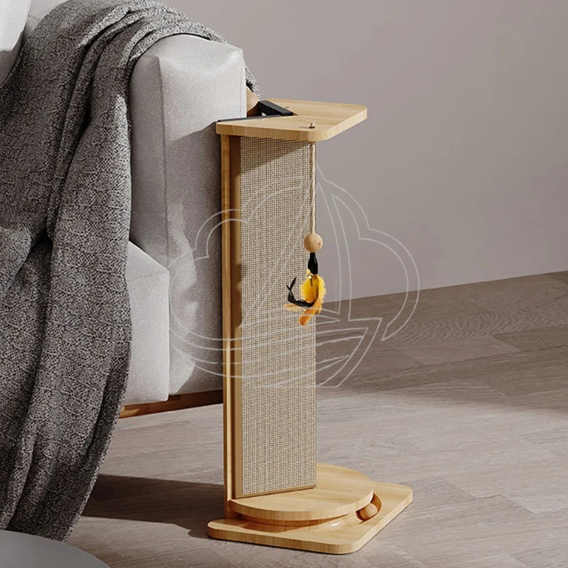 Cat Scratching Post - 고양이 스크래칭 포스트, 볼 장난감 포함,