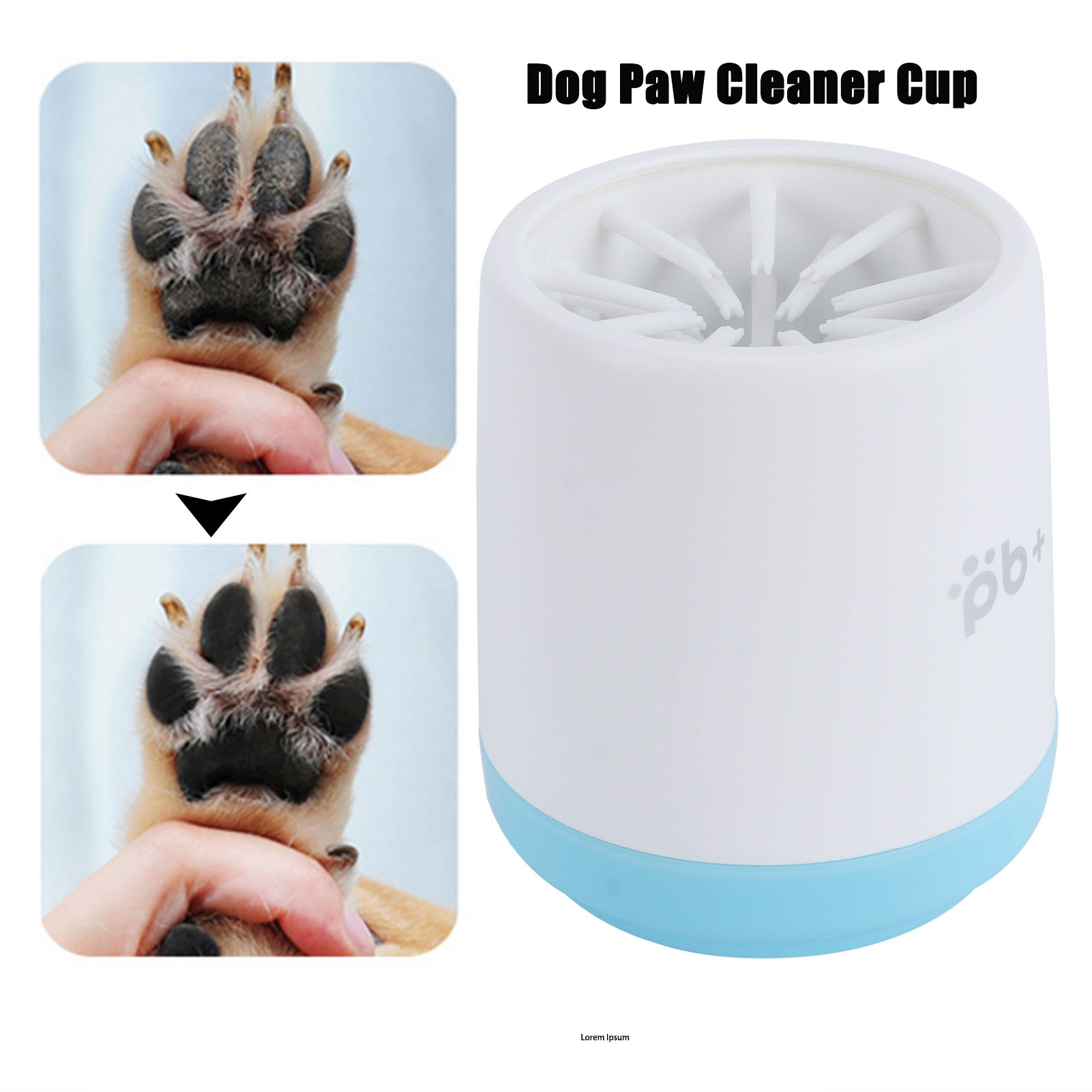 Dog Paw Cleaner - 강아지 발 클리너 컵, 부드러운 실리콘