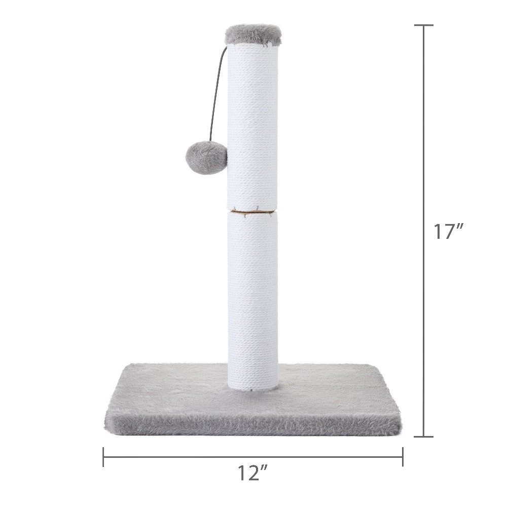 고양이 스크래칭 포스트, 흰색 회색 고양이 나무 가구, - Cat Scratching Post 리뷰 및 가격