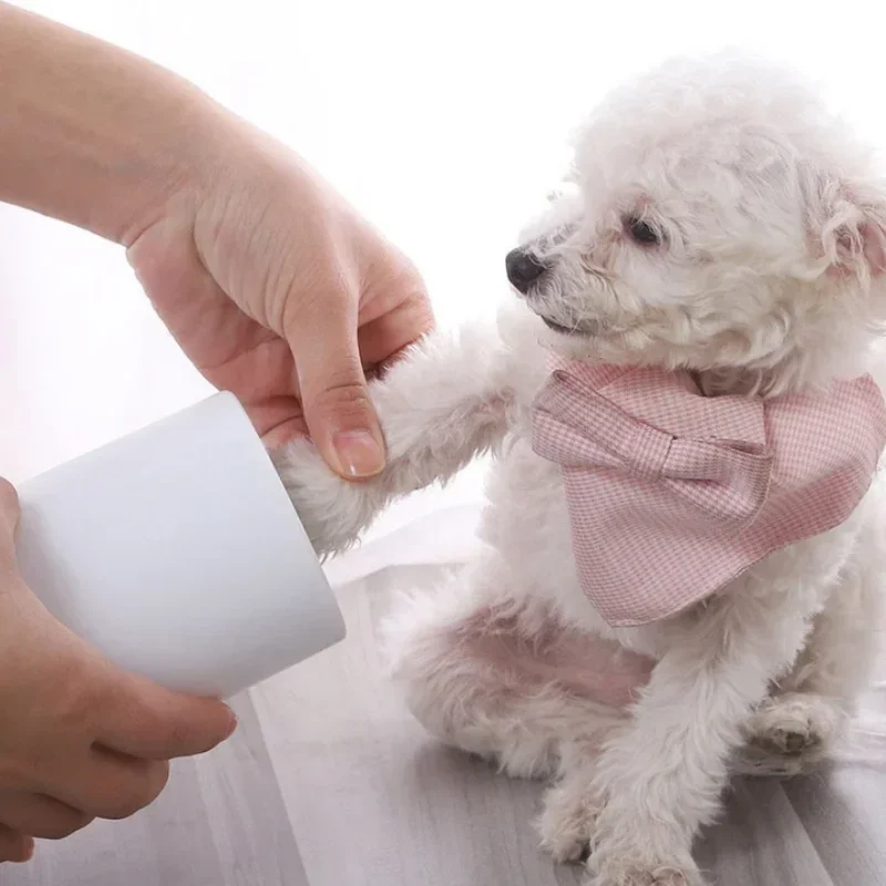 자동 애완 동물 발 세탁기 컵 실리콘 부드러운 발 컵  - Dog Paw Cleaner 리뷰 및 가격