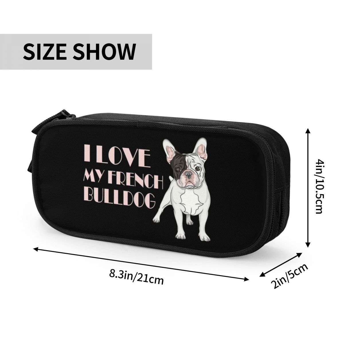 사용자 정의 프랑스 불독 귀여운 연필 케이스 소녀 소년 - Pet X Supplies & Tack Photos 리뷰 및 가격