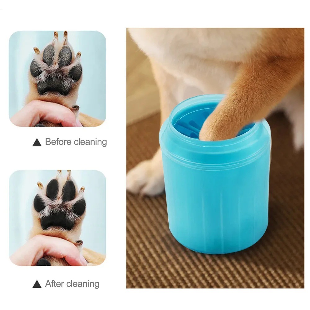 맞춤형 로고 소프트 실리콘 강아지 발 세척 컵 휴대용  - Dog Paw Cleaner 리뷰 및 가격