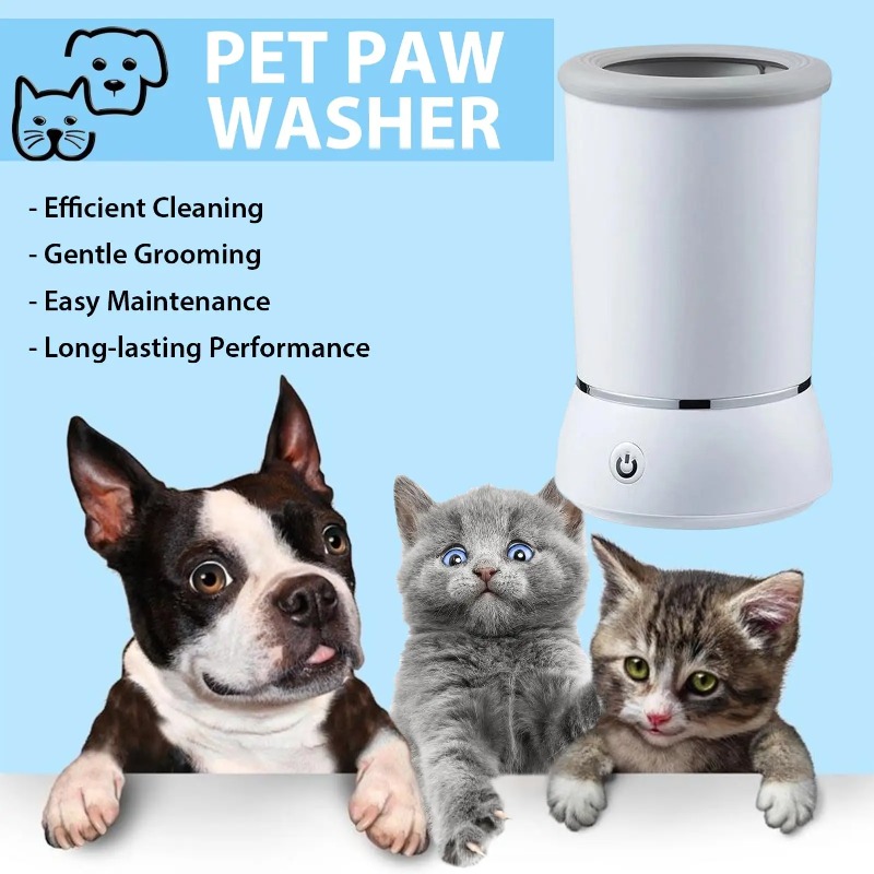 전동 강아지 발 세척기 자동 애완동물 발 세척 컵 휴대 - Dog Paw Cleaner 리뷰 및 가격