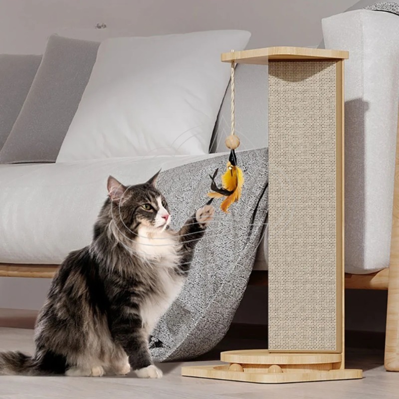 고양이 스크래칭 포스트, 볼 장난감 포함, 털 빠지지  - Cat Scratching Post 리뷰 및 가격