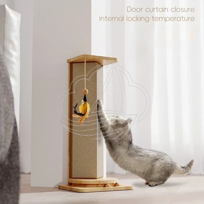 고양이 스크래칭 포스트, 볼 장난감 포함, 털 빠지지  - Cat Scratching Post 리뷰 및 가격